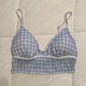 Gilly Hicks Padded Gingham Bralette